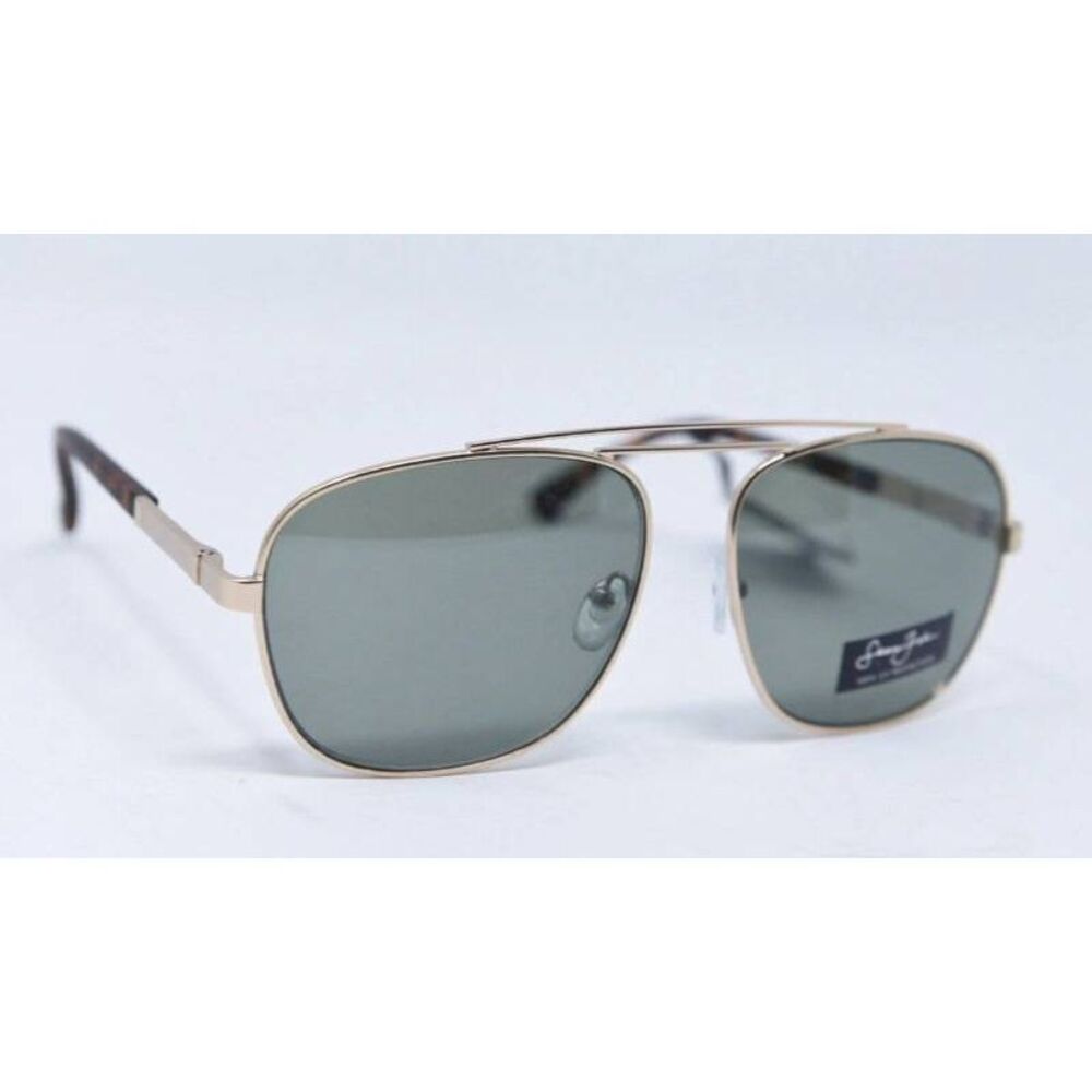 SEAN JOHN Gold Mens Aviator Sunglasses 100% UV Protection New